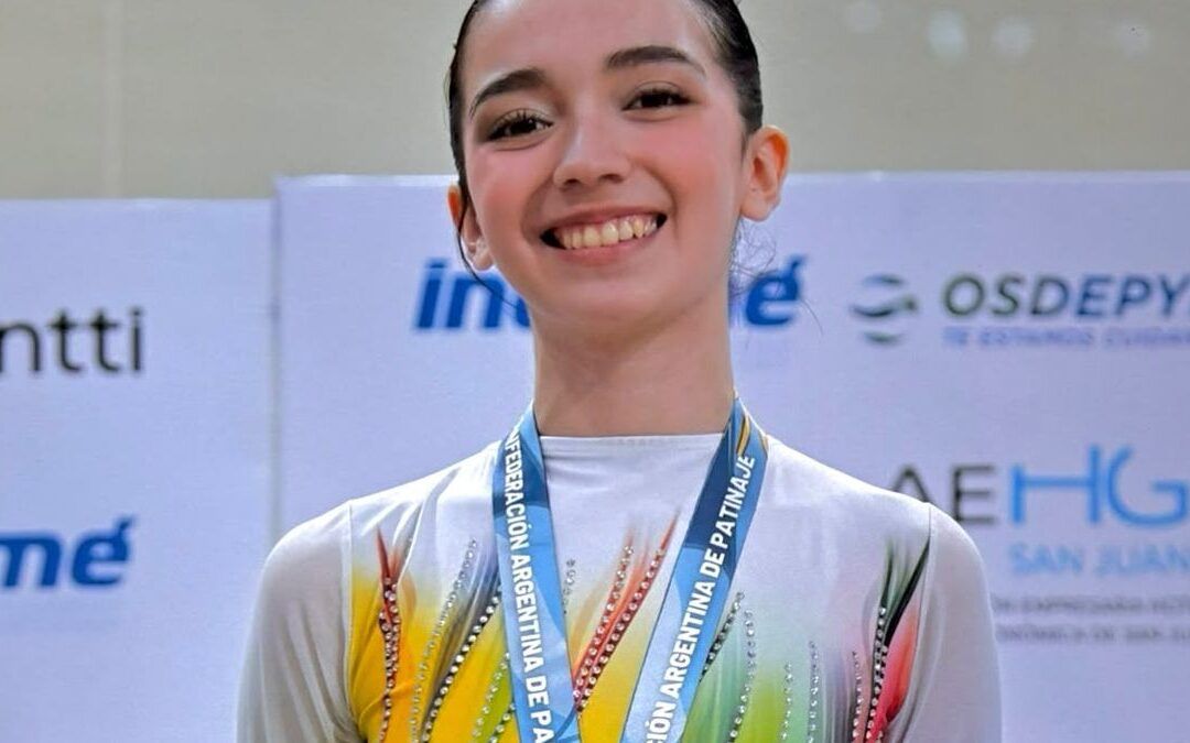 Rocío Romero, de Banfield, ganó bronce en el Nacional Absoluto de patín